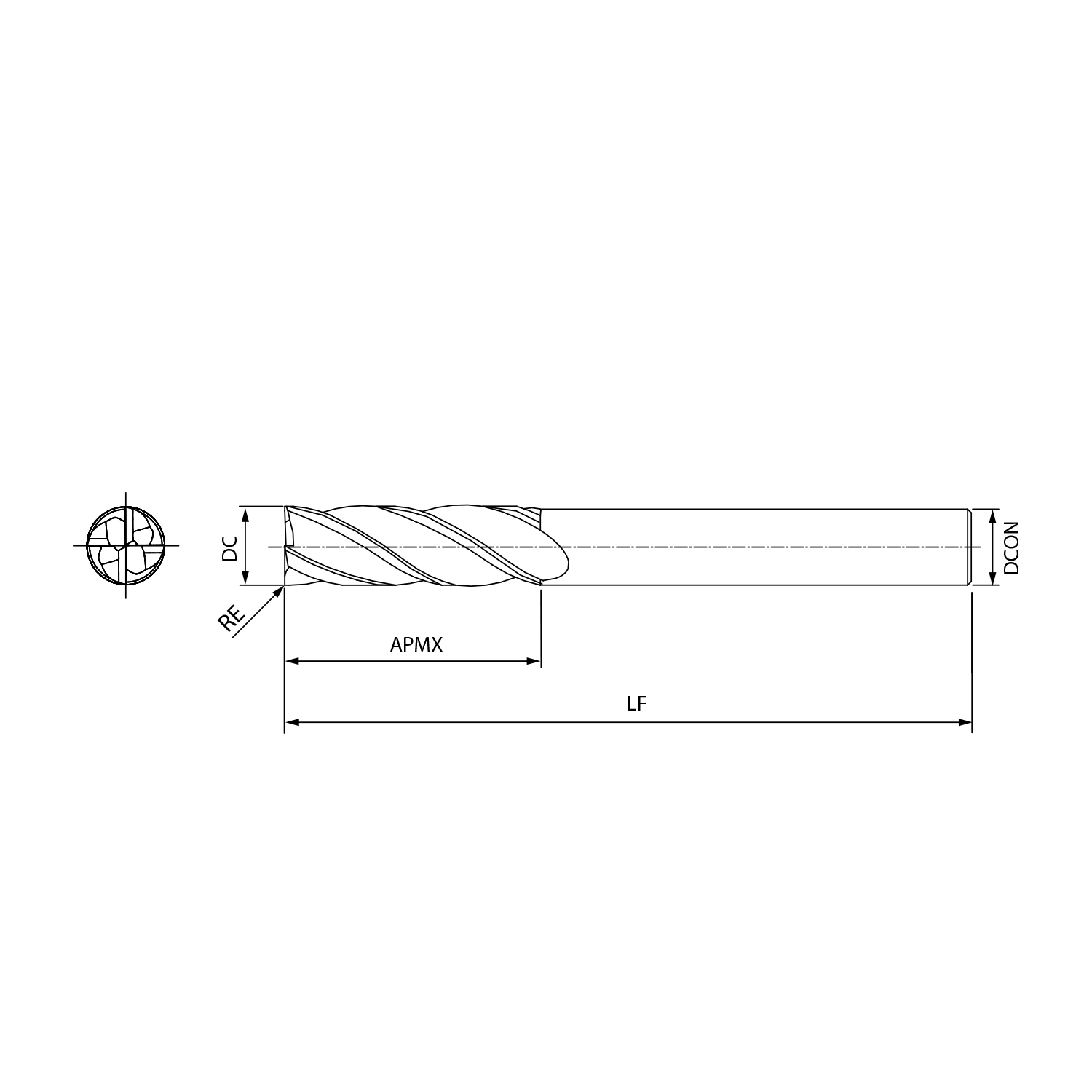 SC end mill