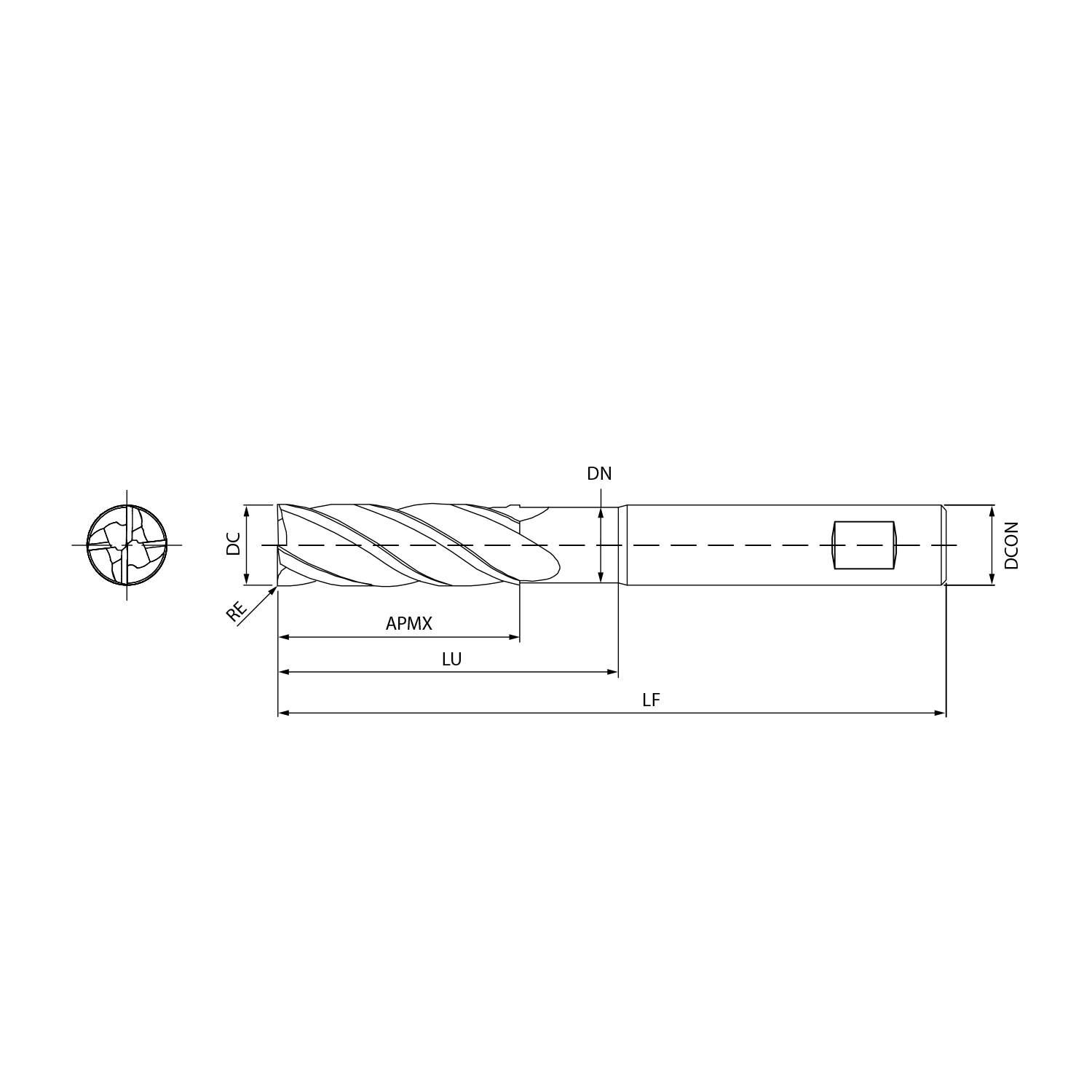 SC end mill