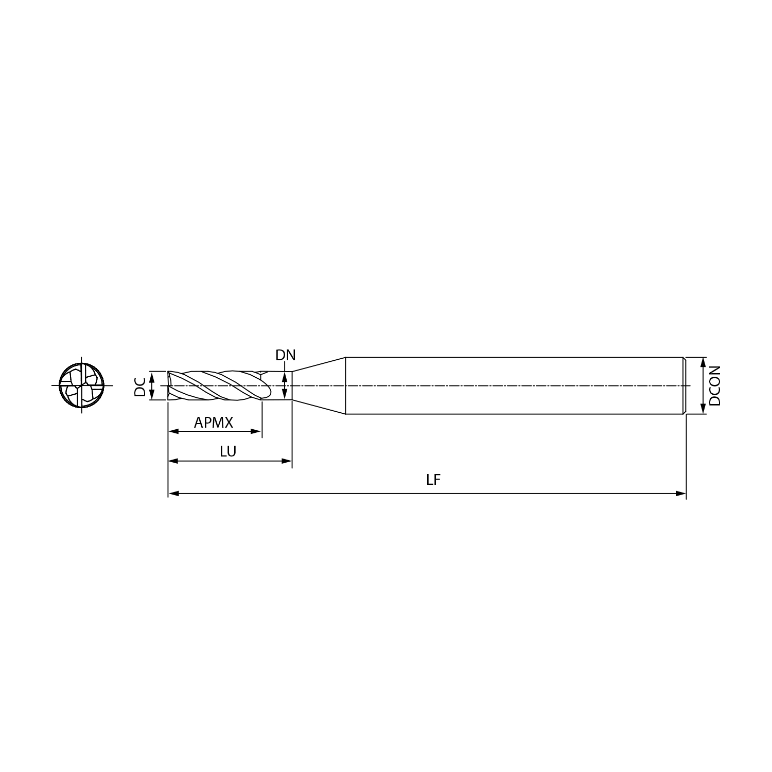 SC end mill