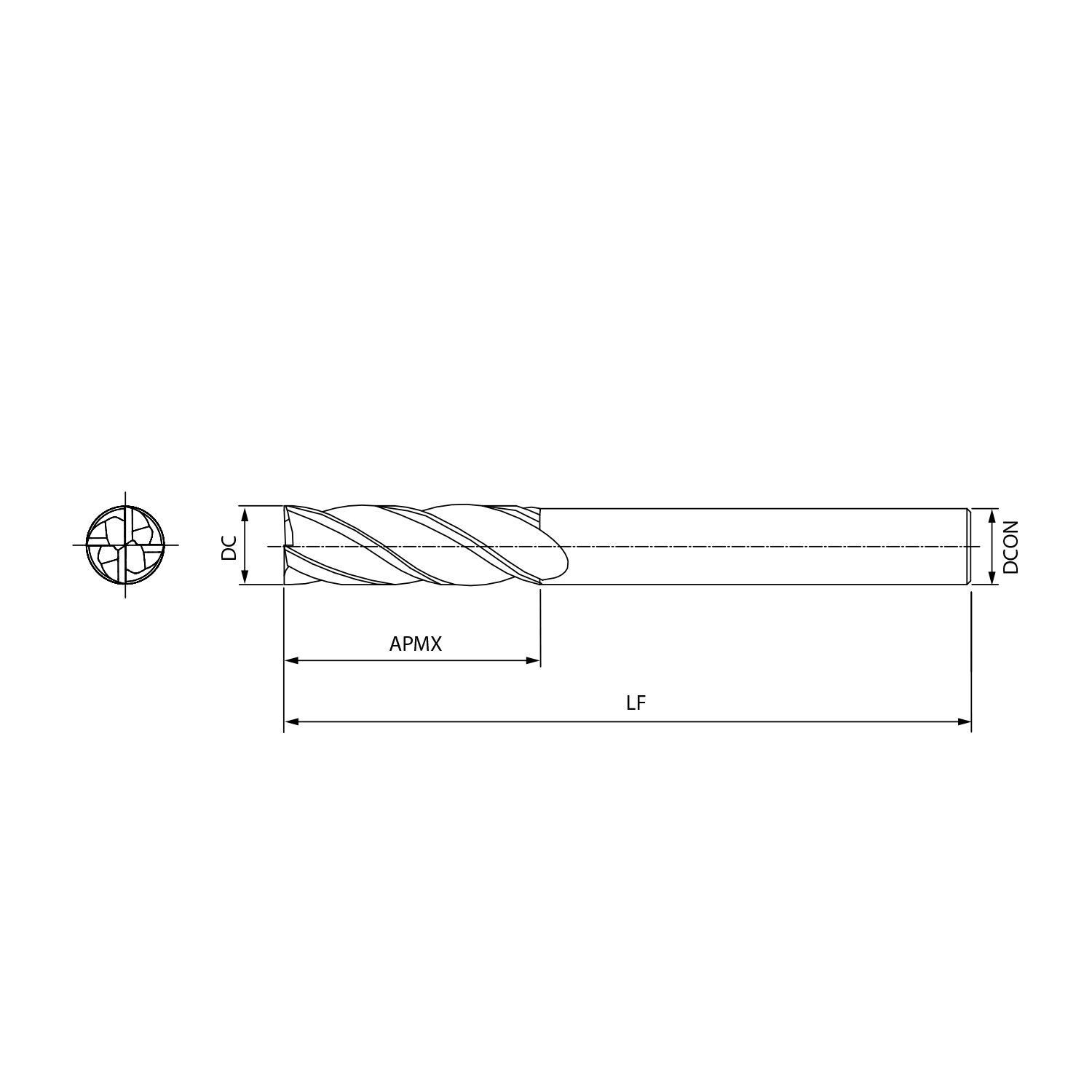 SC end mill