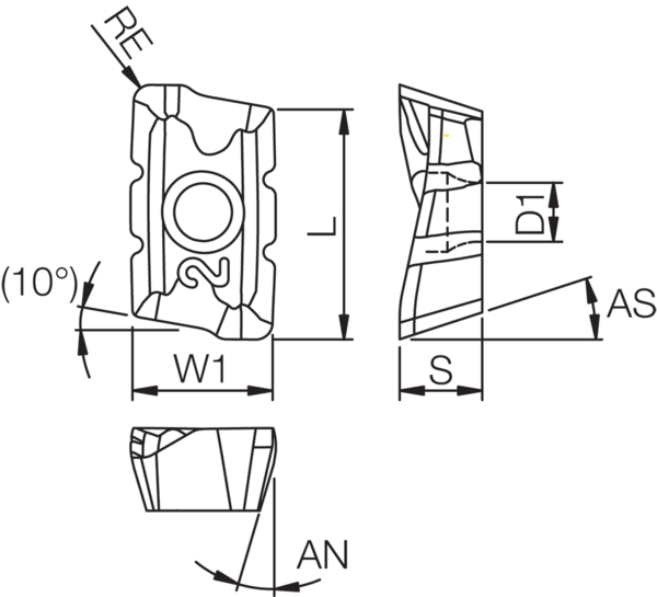 Carbide Milling Insert
