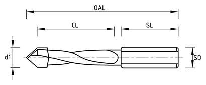 UM HW Through-hole drill