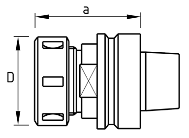 UM HP Collet Chuck HSK-63F