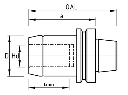UM Leuco Hydro chuck HSK-F63