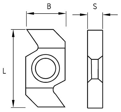UM SC Zuani Grooving insert