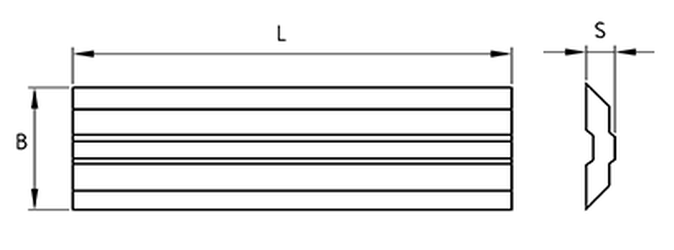 VariPlan HS-M2 høvlejern