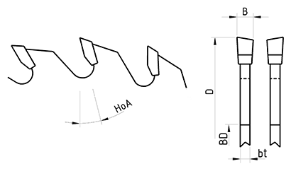 UM HP HW LN Panel blade