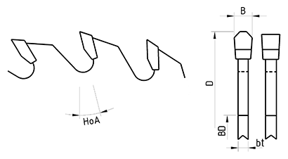 UM XP HW LN Panel blade/EXT