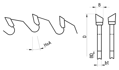 UM HP HW Clipping blade