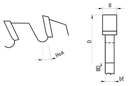 UM HP HW Grooving blade