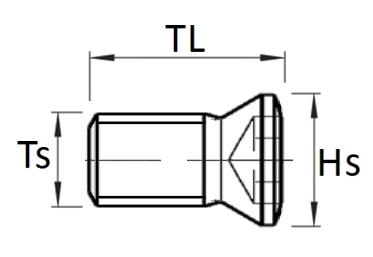 UM Torx screw w/CS head