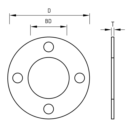 Distance ring f/adapter