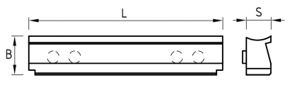 Wedge 80x12.5x8.2 4,3/4x44/62