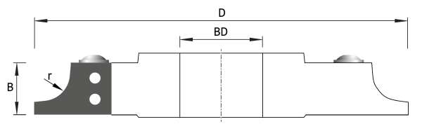 UM INS Radius cutter head