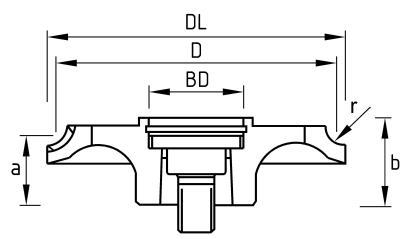 UM DP Radius cutter i-System