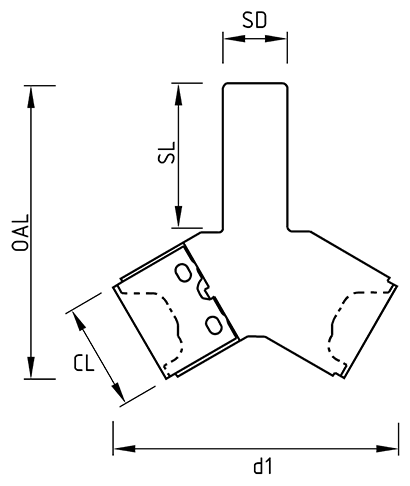 UM-Profile m/skaft L6060