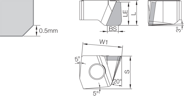 PCD Milling Insert