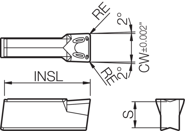 Carbide Grooving Insert