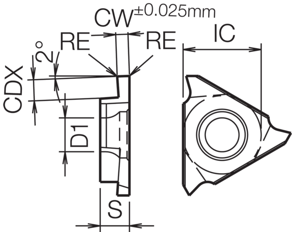 Carbide Grooving Insert