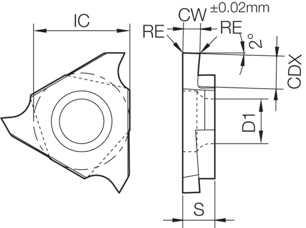 Carbide Grooving Insert