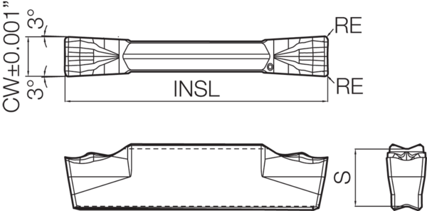 Carbide Grooving Insert