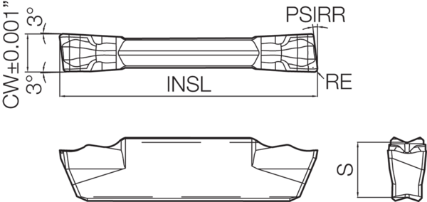 Carbide Grooving Insert