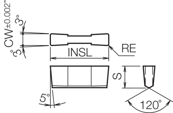 Ceramic Grooving Insert