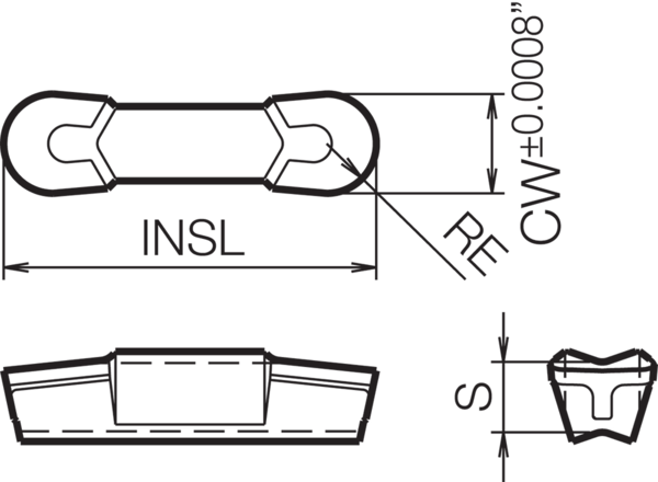 Carbide Grooving Insert
