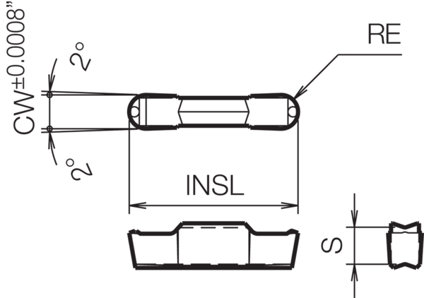 Carbide Grooving Insert