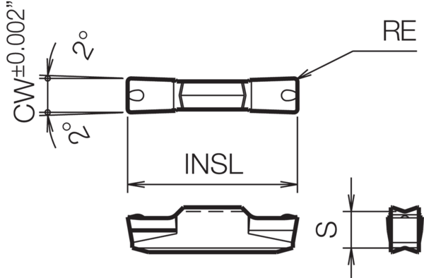 Carbide Grooving Insert
