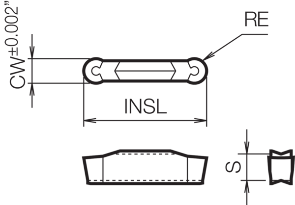 Carbide Grooving Insert