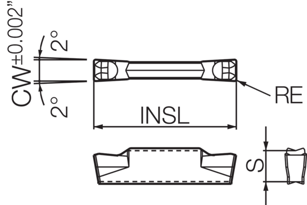 Carbide Grooving Insert