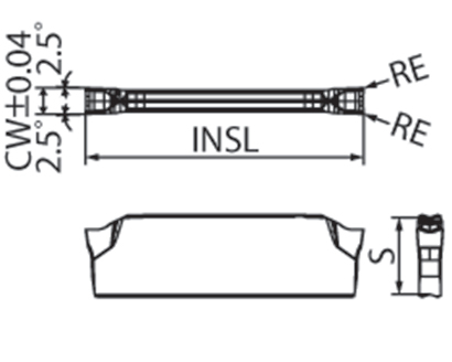 Carbide Grooving Insert