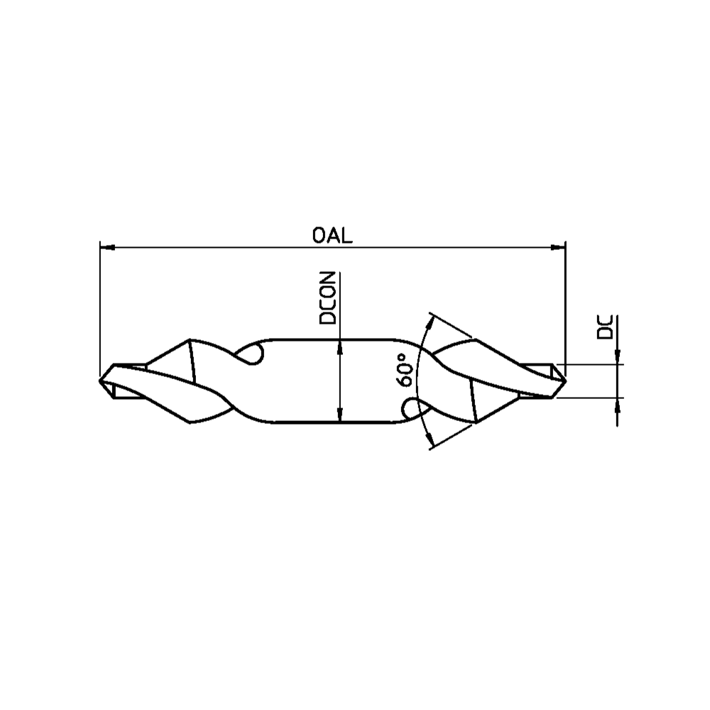 Hartner HSS centre drill