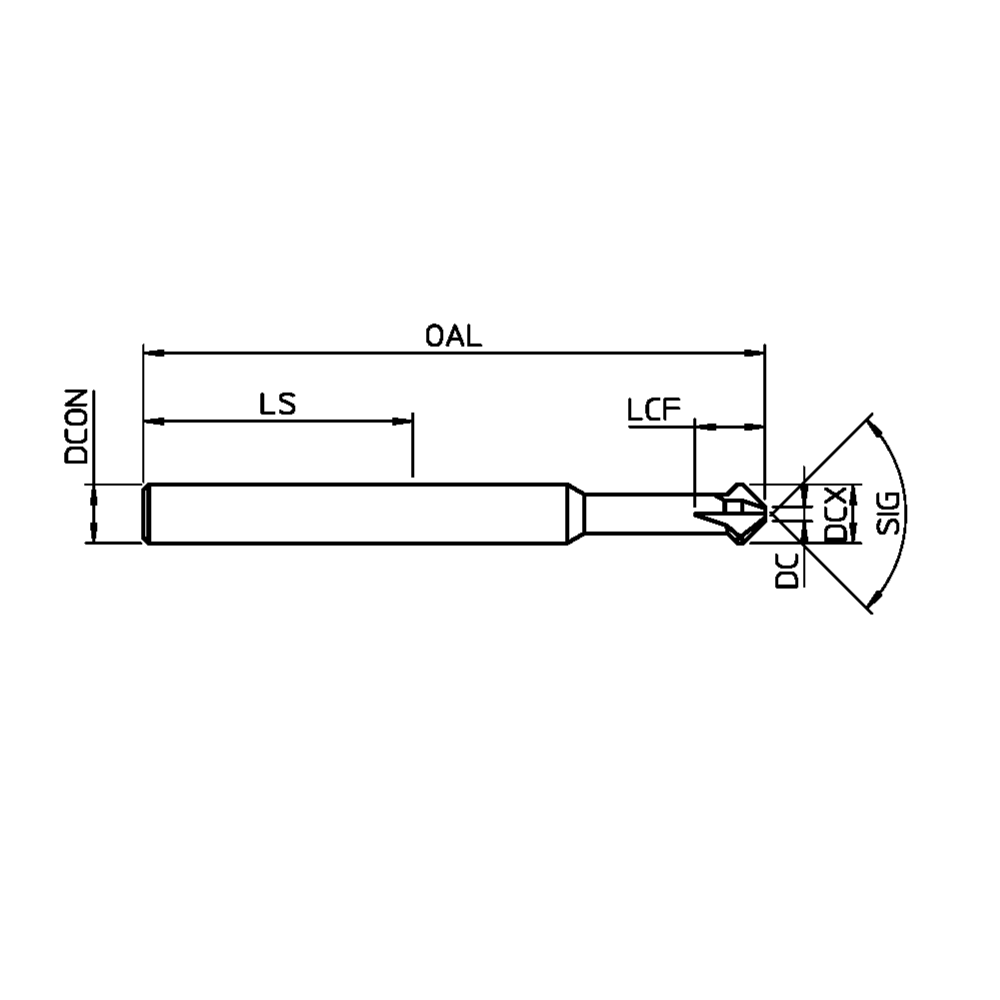 Hartner SC F/B countersink