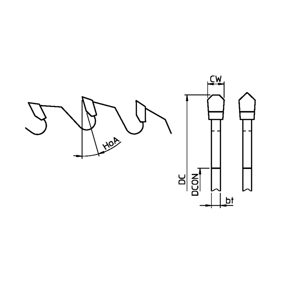 UM HP HW Alu blade