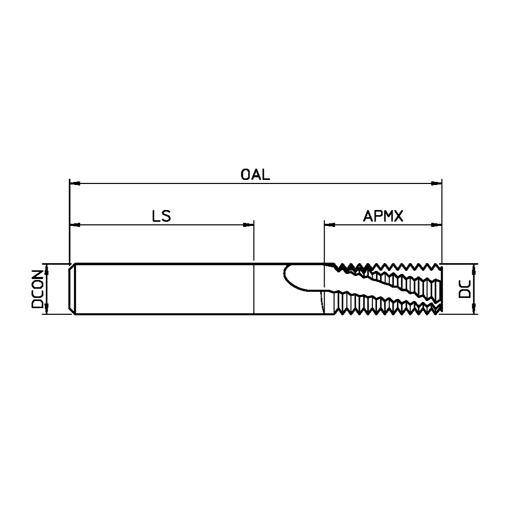 UM SC thread mill M