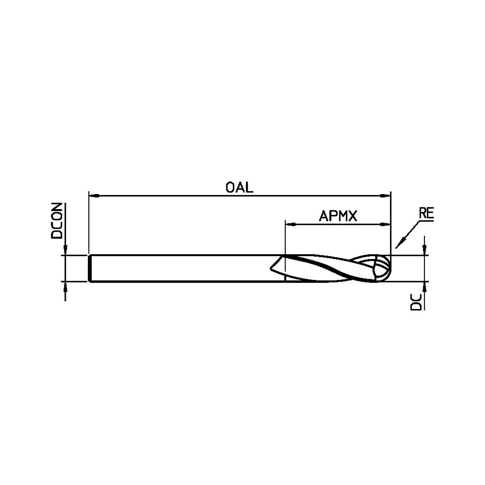 HPMT SC BN End mill