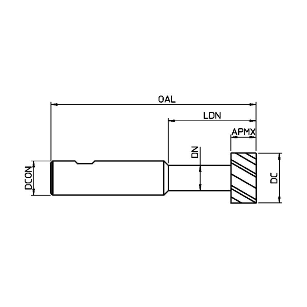 FRAISA HSS T-slot cutter