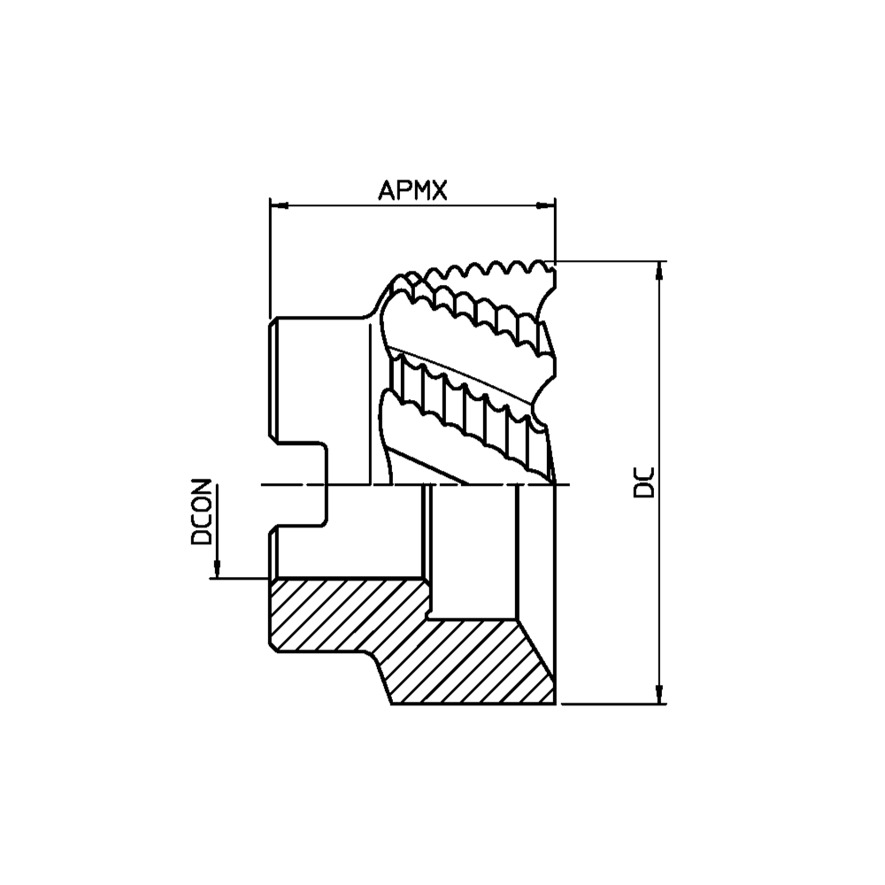 FRAISA HSS Shell end mill