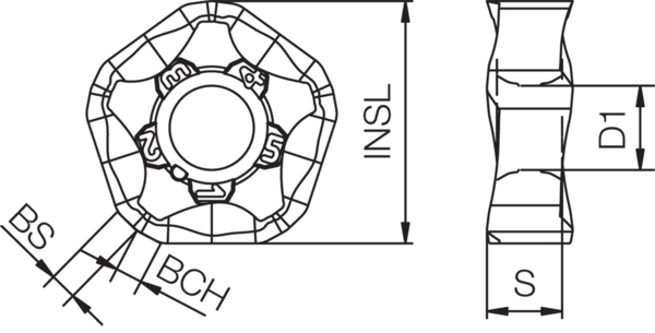 Cermet Milling Insert