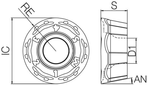 Carbide Milling Insert