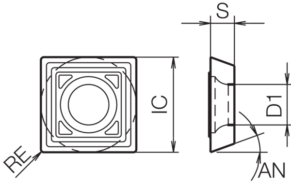 Cermet Milling Insert