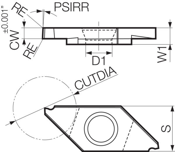 Carbide Grooving Insert