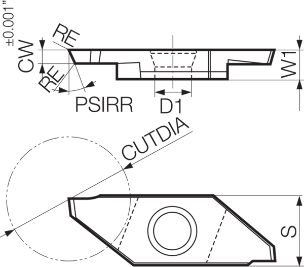 Carbide Grooving Insert