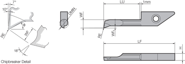 Carbide Grooving Insert